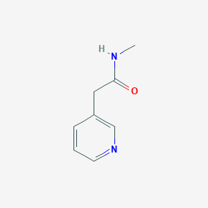 molecular formula C8H10N2O B010214 N-甲基-2-吡啶-3-基乙酰胺 CAS No. 106271-65-2