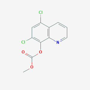 Carbonic acid, 5,7-dichloro-8-quinolinyl methyl ester