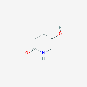 molecular formula C5H9NO2 B102186 5-羟基哌啶-2-酮 CAS No. 19365-07-2