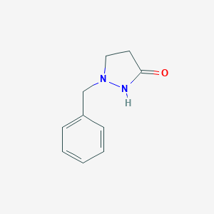 molecular formula C10H12N2O B102187 1-Benzylpyrazolidin-3-one CAS No. 17826-70-9