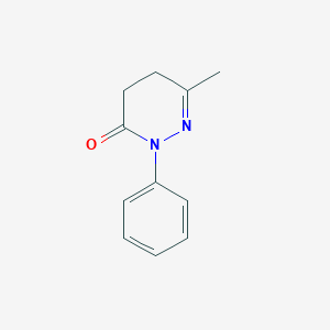 molecular formula C11H12N2O B102189 6-甲基-2-苯基-4,5-二氢吡哒嗪-3(2H)-酮 CAS No. 4578-58-9