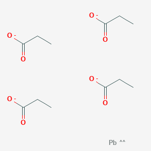 molecular formula C12H20O8Pb-4 B102196 四价铅丙酸盐 CAS No. 19183-30-3