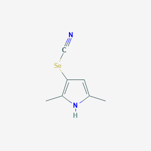 Selenocyanic acid, 2,5-dimethyl-1H-pyrrol-3-yl ester