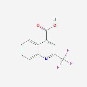 molecular formula C11H6F3NO2 B102219 2-(三氟甲基)喹啉-4-羧酸 CAS No. 18706-39-3