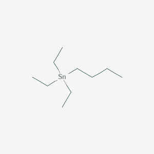 molecular formula C10H24Sn B102225 Stannane, butyltriethyl- CAS No. 17582-53-5