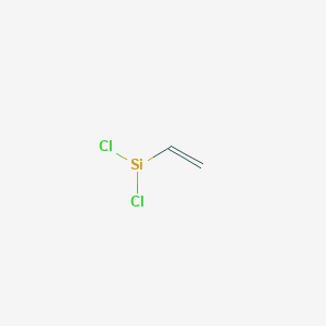 molecular formula C2H4Cl2Si B102227 Dichlorovinylsilane CAS No. 18076-99-8