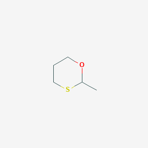 molecular formula C5H10OS B102236 2-Methyl-1,3-oxathiane CAS No. 19134-37-3