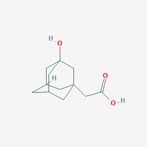 molecular formula C12H18O3 B102242 2-(3-Hydroxyadamantan-1-yl)acetic acid CAS No. 17768-36-4
