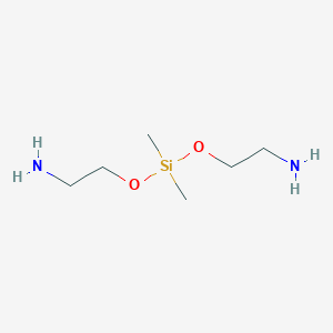 molecular formula C6H18N2O2Si B102248 Bis(2-aminoethoxy)dimethylsilane CAS No. 15942-80-0