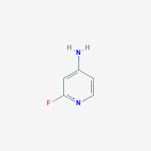 molecular formula C5H5FN2 B102257 4-氨基-2-氟吡啶 CAS No. 18614-51-2