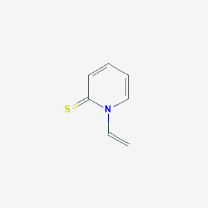 molecular formula C7H7NS B102285 2(1H)-Pyridinethione, 1-vinyl- CAS No. 19006-83-8