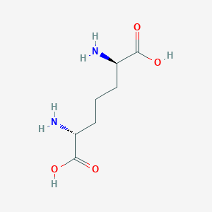 molecular formula C7H14N2O4 B102294 (2R,6R)-2,6-diaminoheptanedioic acid CAS No. 17121-19-6