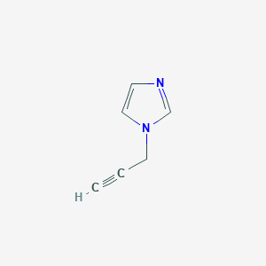 molecular formula C6H6N2 B102296 1-(prop-2-yn-1-yl)-1H-imidazole CAS No. 18994-77-9