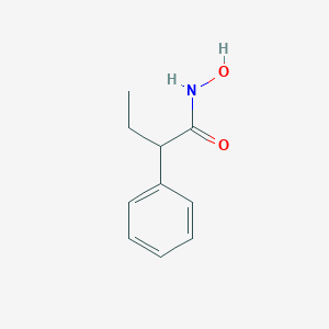 molecular formula C10H13NO2 B102307 N-hydroxy-2-phenylbutanamide CAS No. 17698-12-3