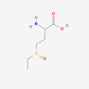 molecular formula C6H13NO3S B102317 2-Amino-4-(ethylsulfinyl)butanoic acid CAS No. 15785-31-6