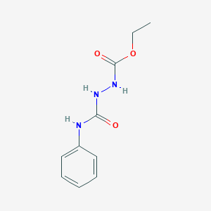molecular formula C10H13N3O3 B102331 Hydrazinecarboxylic acid, 2-[(phenylamino)carbonyl]-, ethyl ester CAS No. 17696-94-5