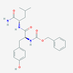 molecular formula C23H29N3O5 B102367 Z-酪氨酸-亮氨酸-NH2 CAS No. 17331-91-8