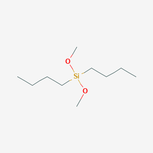 molecular formula C10H24O2Si B102371 二丁基二甲氧基硅烷 CAS No. 18132-63-3