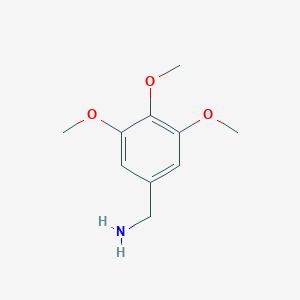 molecular formula C10H15NO3 B102388 3,4,5-Trimethoxybenzylamine CAS No. 18638-99-8