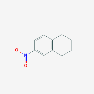 molecular formula C10H11NO2 B102391 1,2,3,4-四氢-6-硝基萘 CAS No. 19353-86-7