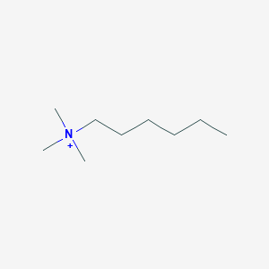 molecular formula C9H22N+ B102394 十六烷三甲基溴化铵 CAS No. 16208-27-8