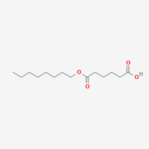 molecular formula C14H26O4 B102395 Octyl hydrogen adipate CAS No. 17961-12-5