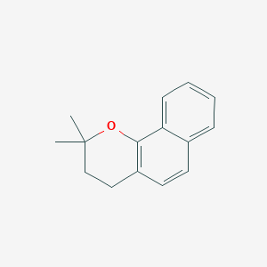 molecular formula C15H16O B102416 3,4-Dihydro-2,2-dimethyl-2H-naphtho[1,2-b]pyran CAS No. 16274-33-2