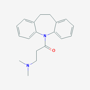 B102419 5H-Dibenz(b,f)azepine, 10,11-dihydro-5-(3-(dimethylamino)propionyl)- CAS No. 16488-04-3