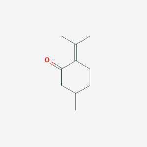 molecular formula C10H16O B102422 对薄荷-4(8)-烯-3-酮 CAS No. 15932-80-6