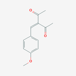 B102435 3-[(4-Methoxyphenyl)methylidene]pentane-2,4-dione CAS No. 15725-17-4