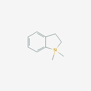 B102453 1H-1-Silaindene, 2,3-dihydro-1,1-dimethyl- CAS No. 17158-48-4