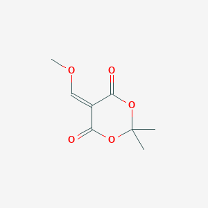 molecular formula C8H10O5 B102460 5-(甲氧基亚甲基)-2,2-二甲基-1,3-二氧杂环-4,6-二酮 CAS No. 15568-85-1