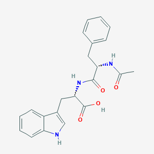 molecular formula C22H23N3O4 B102470 Ac-Phe-Trp-OH CAS No. 19240-41-6