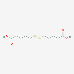 molecular formula C10H18O4Se2 B102472 Diselenodi-n-valeric acid CAS No. 18285-95-5