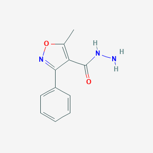 B102486 5-Methyl-3-phenyl-4-isoxazolecarbohydrazide CAS No. 18336-75-9