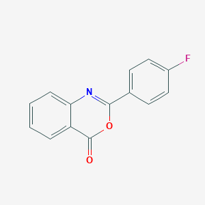 molecular formula C14H8FNO2 B102490 2-(4-氟苯基)-4H-3,1-苯并恶嗪-4-酮 CAS No. 18600-51-6