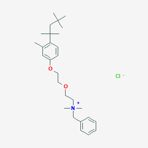 B102515 Benzyldimethyl(2-(2-((4-(1,1,3,3-tetramethylbutyl)-M-tolyl)oxy)ethoxy)ethyl)ammonium chloride CAS No. 15716-02-6