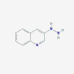 molecular formula C9H9N3 B102538 3-肼基喹啉 CAS No. 15793-78-9