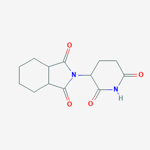 molecular formula C13H16N2O4 B102544 2-(六氢邻苯二甲酰亚胺基)戊二酰亚胺 CAS No. 19246-22-1