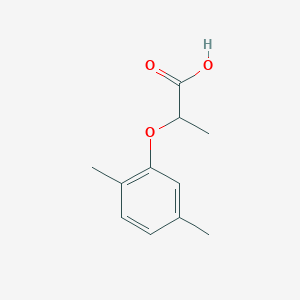 molecular formula C11H14O3 B102579 2-(2,5-二甲基苯氧基)丙酸 CAS No. 18996-04-8