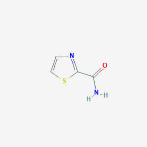 molecular formula C4H4N2OS B102586 1,3-噻唑-2-甲酰胺 CAS No. 16733-85-0