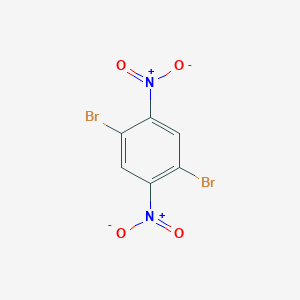 molecular formula C6H2Br2N2O4 B102588 1,4-Dibromo-2,5-dinitrobenzene CAS No. 18908-08-2