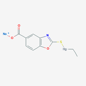 molecular formula C10H8HgNO3S.Na B102614 奥替美特钠 CAS No. 16509-11-8