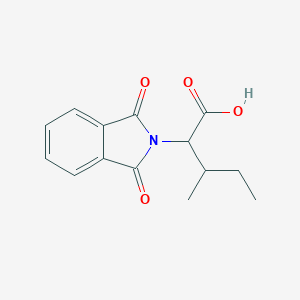 molecular formula C14H15NO4 B102645 2-(1,3-二氧代-1,3-二氢-2H-异吲哚-2-基)-3-甲基戊酸 CAS No. 19506-84-4