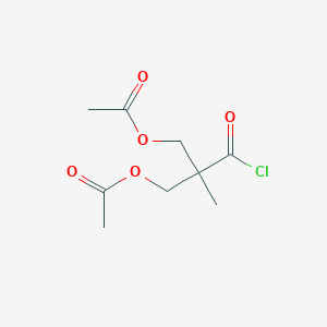 molecular formula C9H13ClO5 B102663 2,2-DI(Acetoxymethyl)propionyl chloride CAS No. 17872-59-2