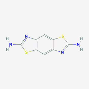 molecular formula C8H6N4S2 B102665 [1,3]噻唑并[5,4-f][1,3]苯并噻唑-2,6-二胺 CAS No. 16162-28-0