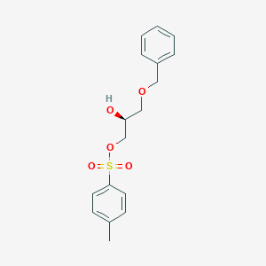 molecular formula C17H20O5S B102667 (S)-3-(Benzyloxy)-2-hydroxypropyl 4-methylbenzenesulfonate CAS No. 16495-04-8