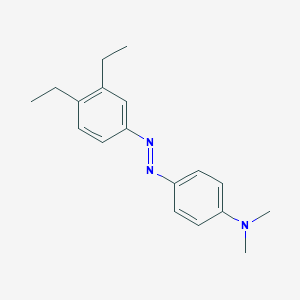 molecular formula C18H23N3 B102685 4-[(3,4-Diethylphenyl)azo]-n,n-dimethylbenzenamine CAS No. 17010-64-9