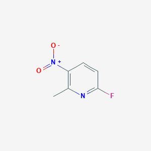 molecular formula C6H5FN2O2 B102729 6-氟-2-甲基-3-硝基吡啶 CAS No. 18605-16-8