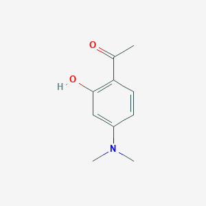 molecular formula C10H13NO2 B010277 1-[4-(二甲氨基)-2-羟基苯基]乙酮 CAS No. 107070-69-9